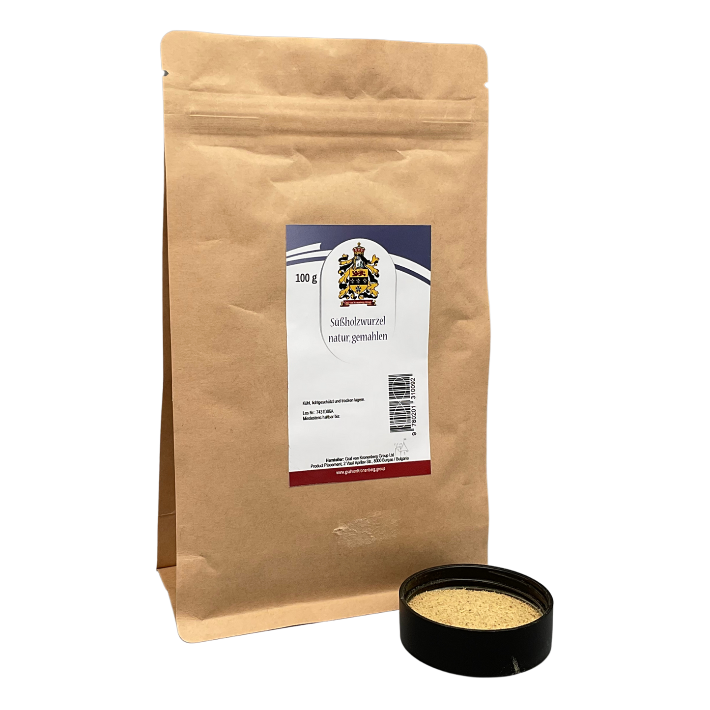 Süßholzwurzel | natur, gemahlen | Lakritzpulver