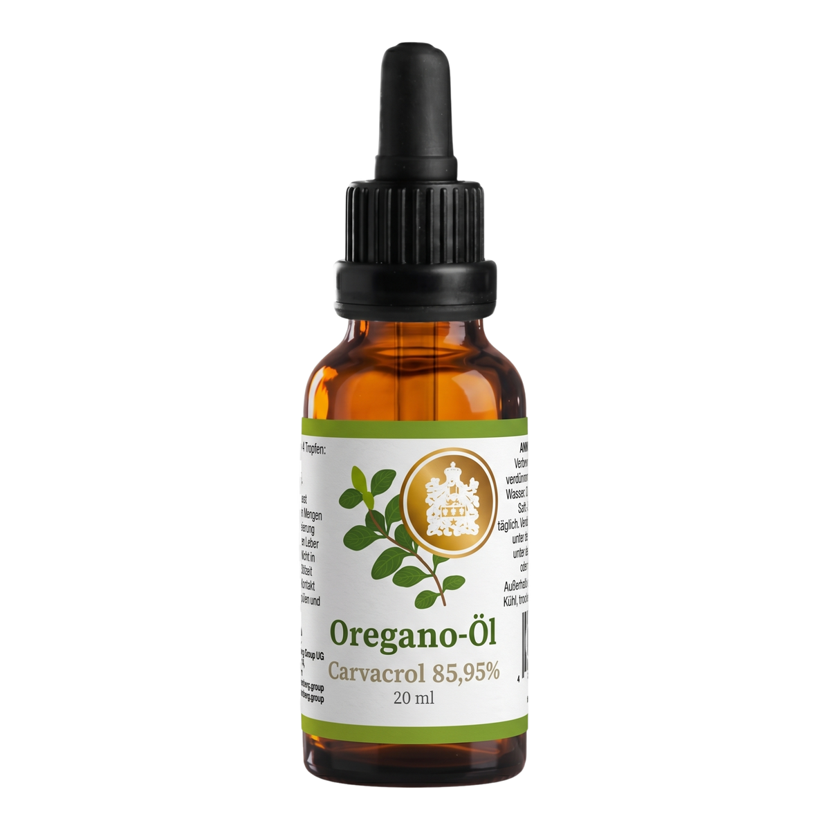 Aceite de orégano | mejorana silvestre | Carvacrol 85,95%