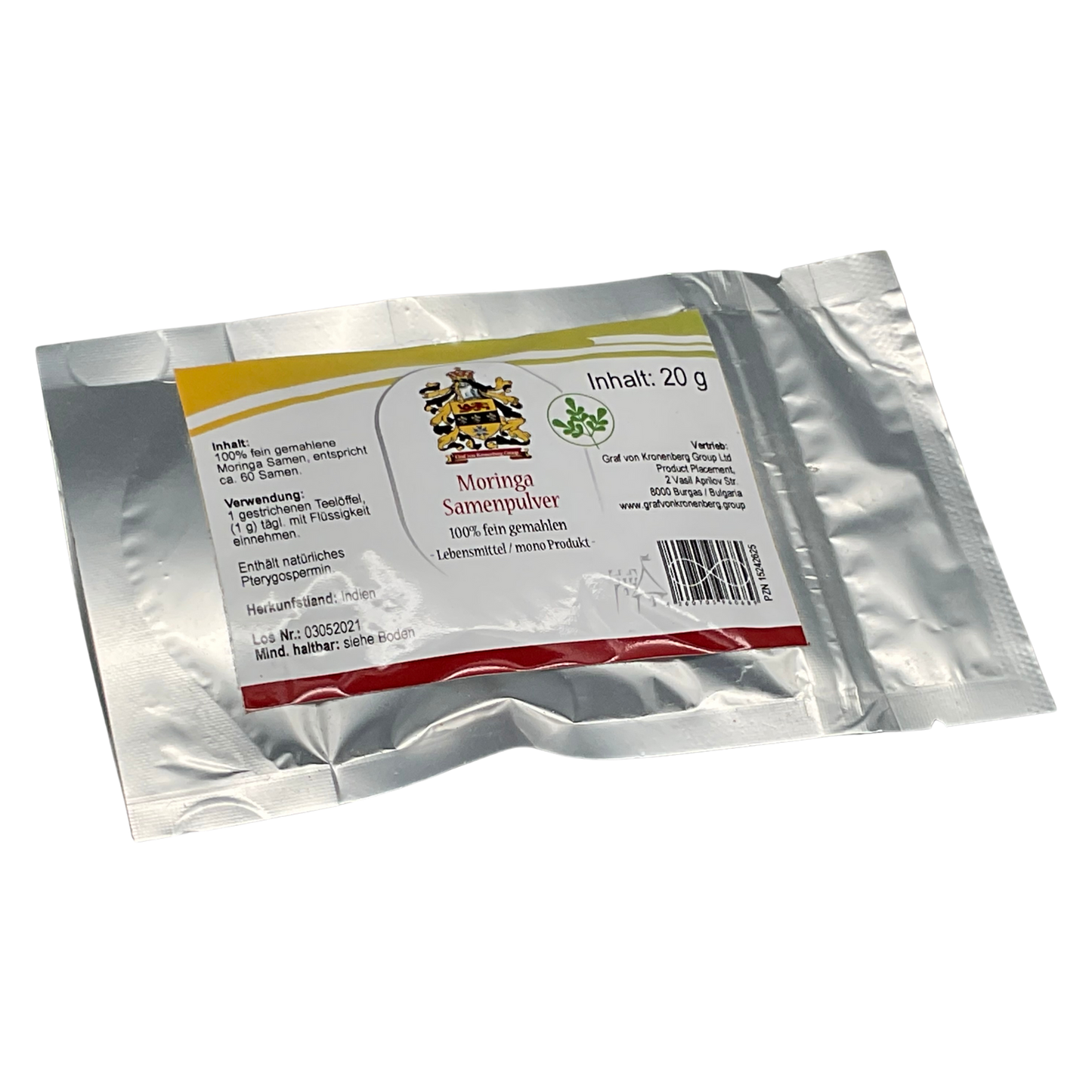 Moringa Samenpulver | 100% fein gemahlen | 20g