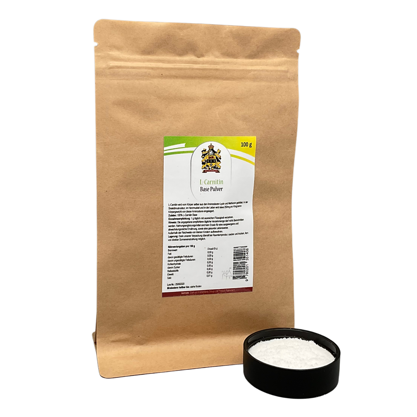 L-Carnitina Base en Polvo 100%