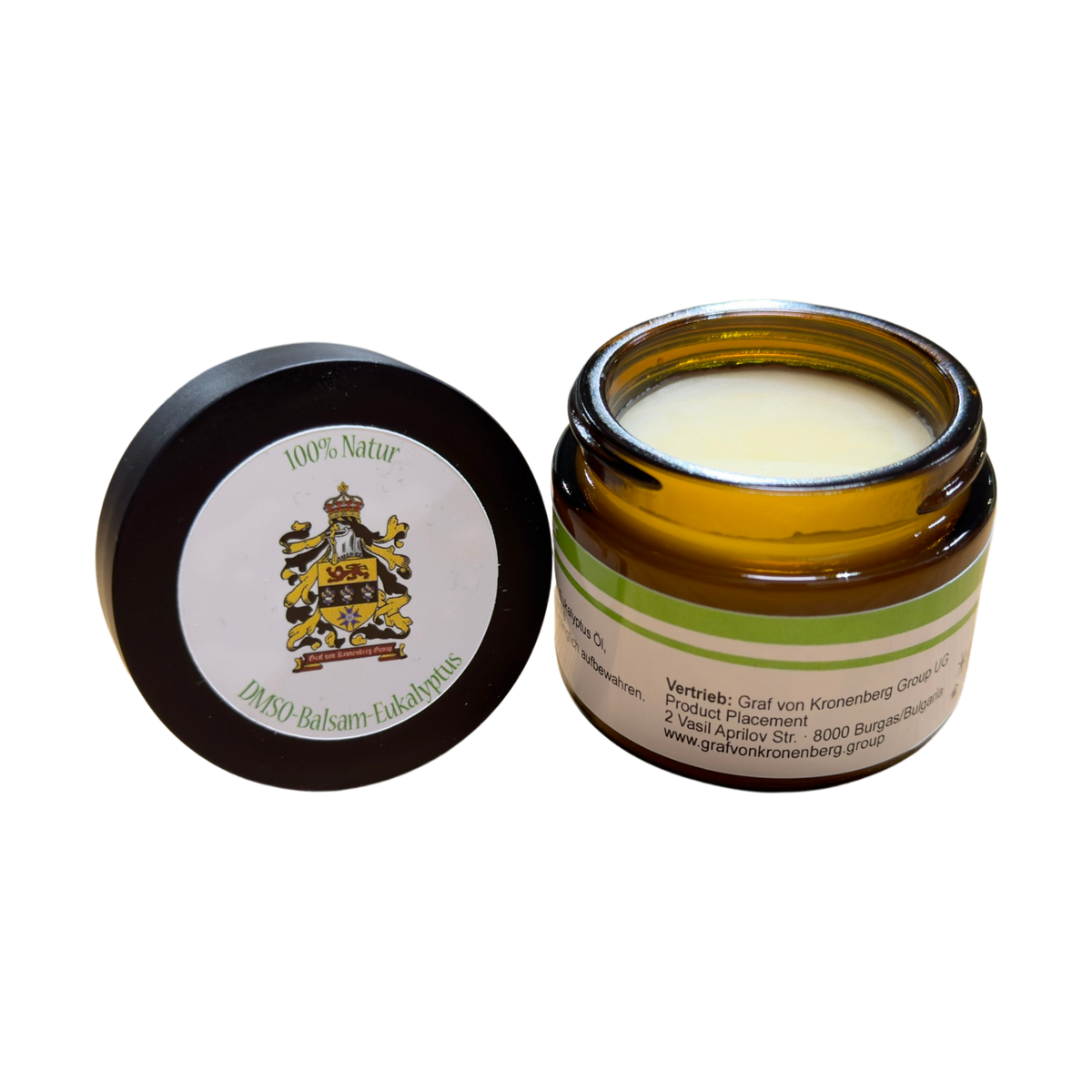 DMSO Creme mit Eukalyptus Oel – Textur der Creme