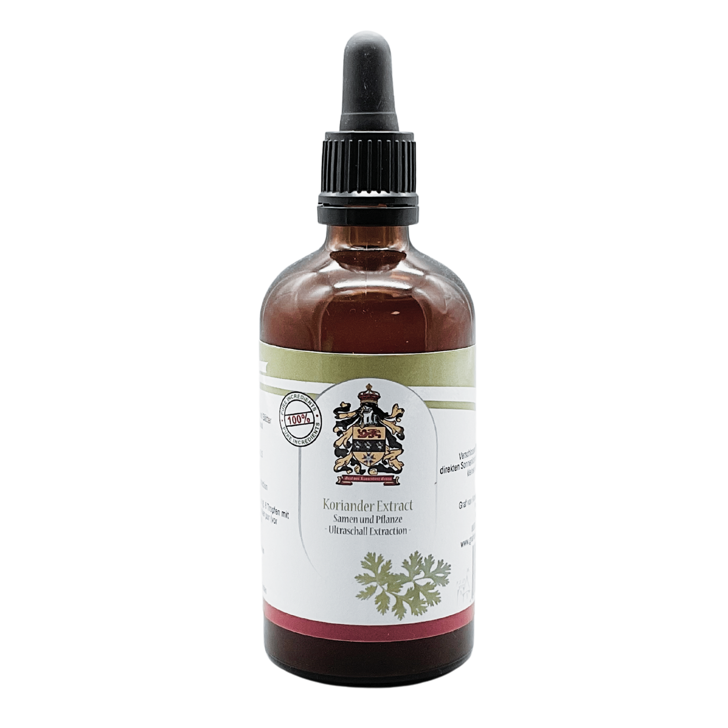 Extracto de cilantro / Extracción por ultrasonidos 100 ml