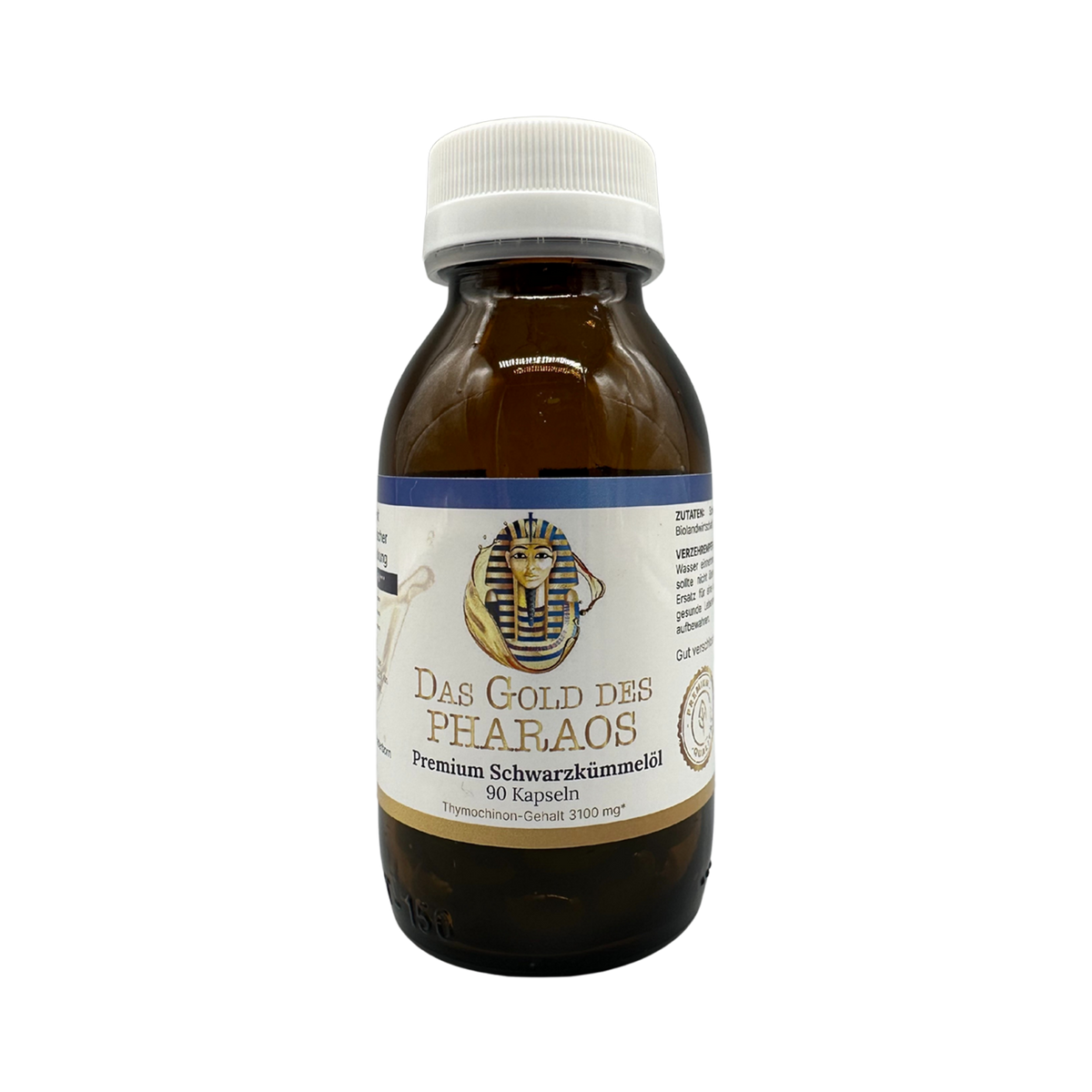 Das Gold des Pharaos - Premium Schwarzkümmelöl (90 Kapseln)