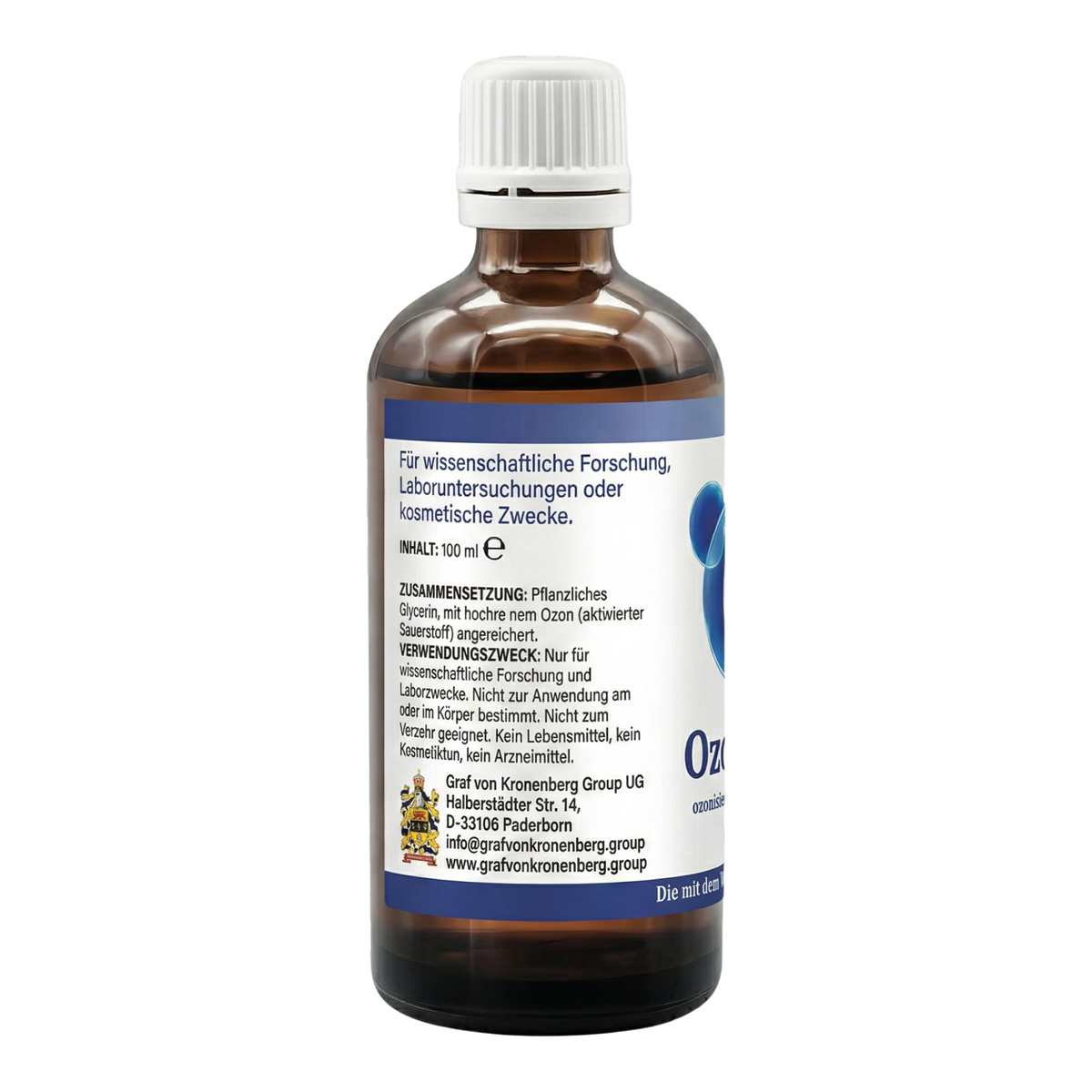 Ozon-Gel – Ozonisiertes Glycerin 99,5 % | 100 ml