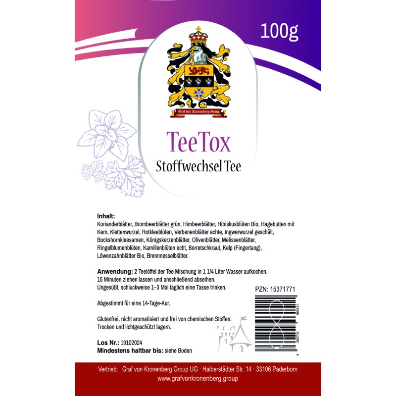 TeeTox - Label