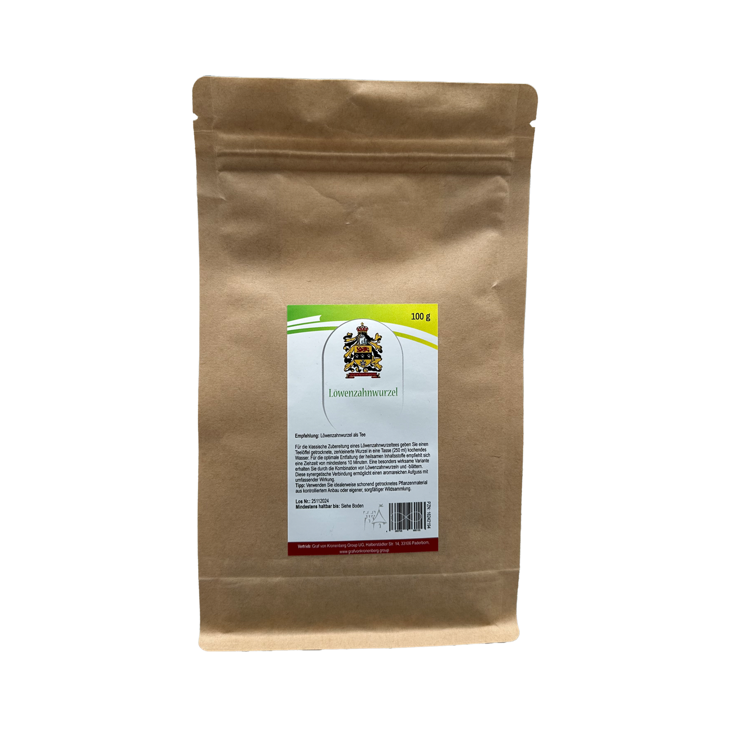 Raíz de diente de león | seca | calidad orgánica