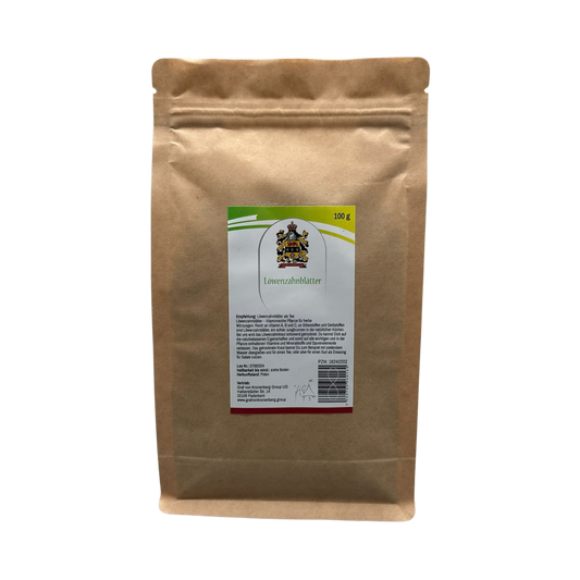 té orgánico de hojas de diente de león