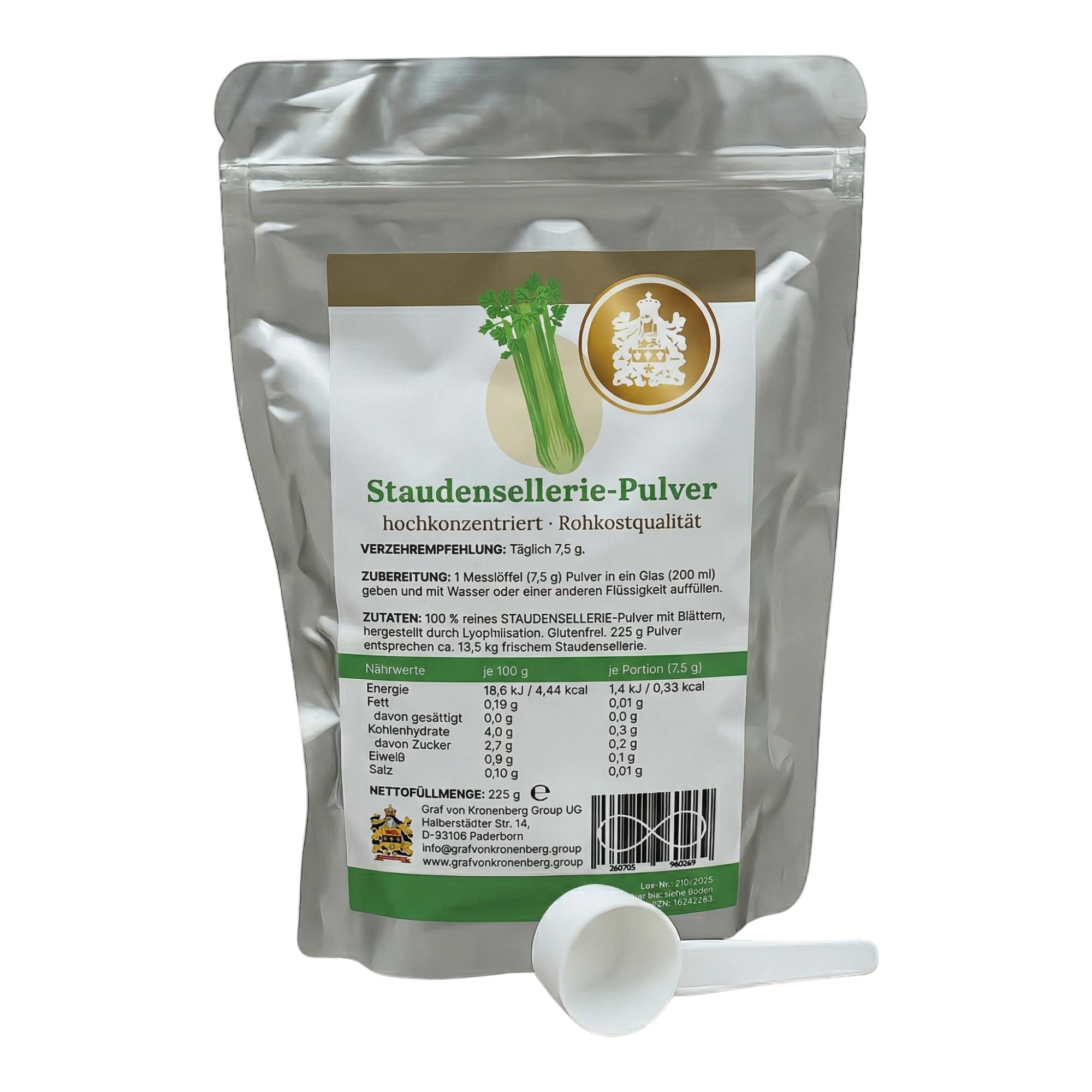Stauden Sellerie Pulver | Inspiriert durch Medical Food | Monatskur
