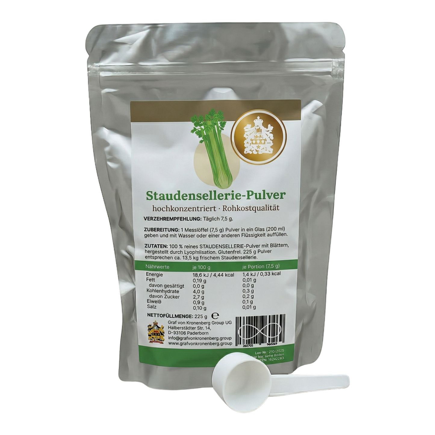 Stauden Sellerie Pulver | Inspiriert durch Medical Food | Monatskur