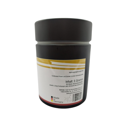 Cordyceps | Pastillas efervescentes todo en uno | 1,5 mg de cordicepina