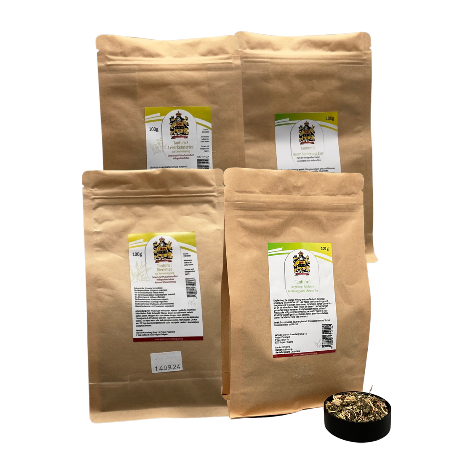 Paquete Tantum Spa | 4 mezclas de té a un precio especial