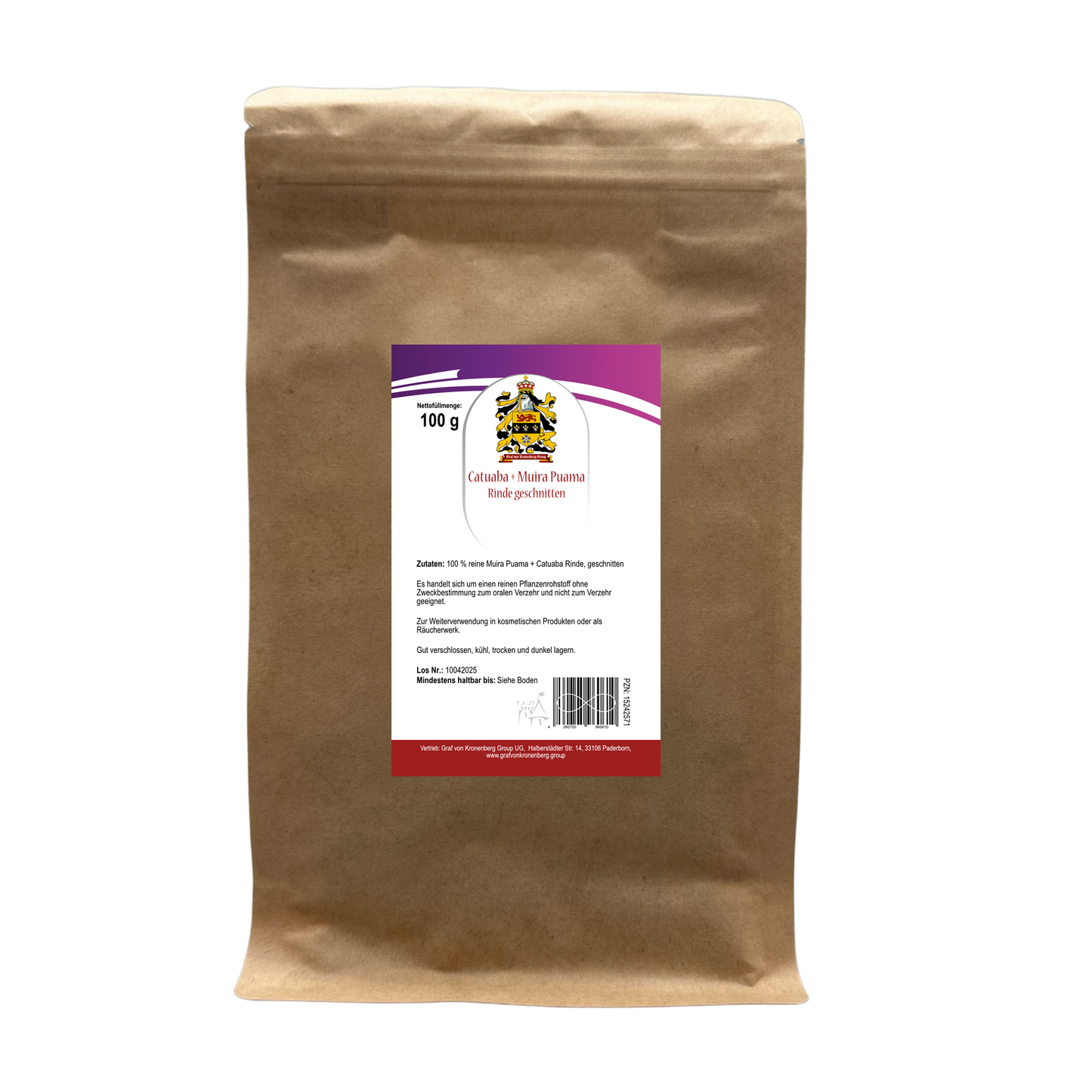 Corte de corteza de Catuaba + Muira Puama