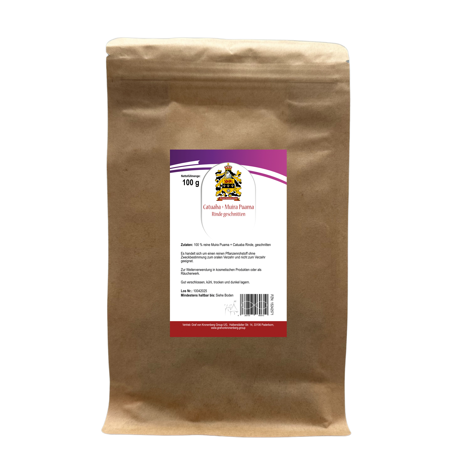 Corte de corteza de Catuaba + Muira Puama