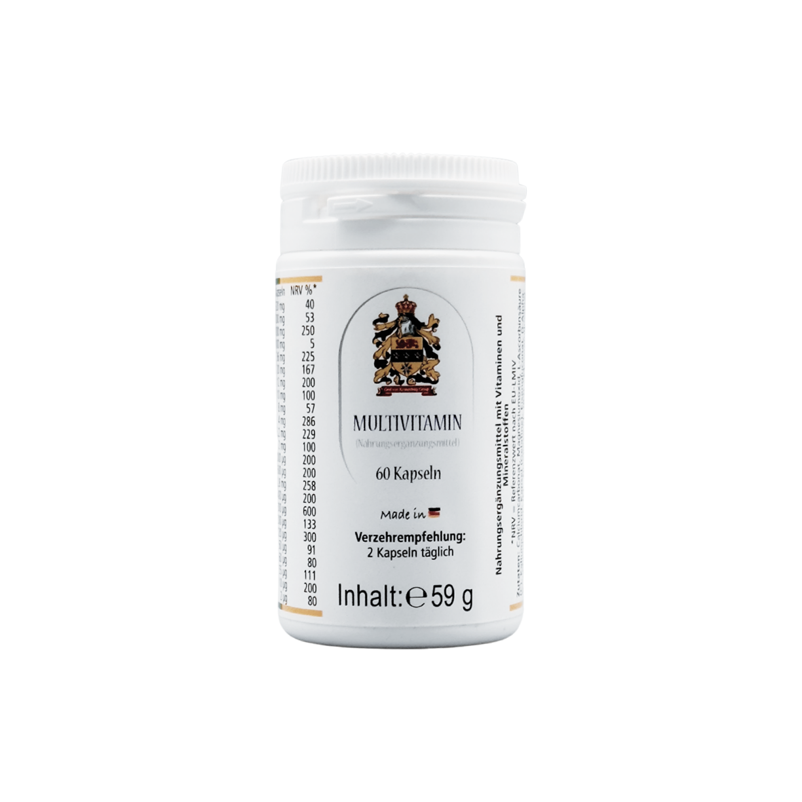 Multivitamin und Mineralstoffe | Monatspackung | 60 Kapseln