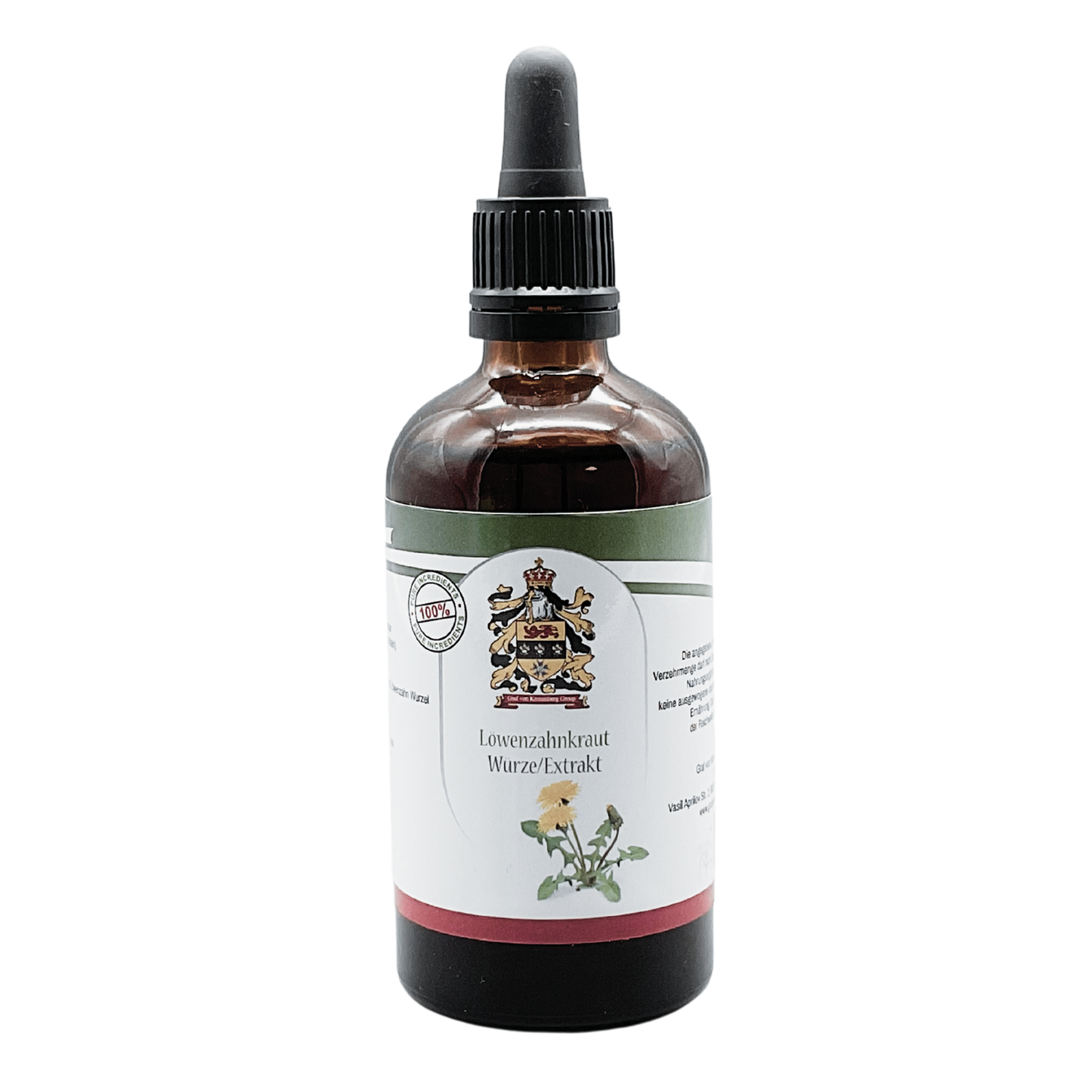 Extracto de diente de león de raíces y hojas