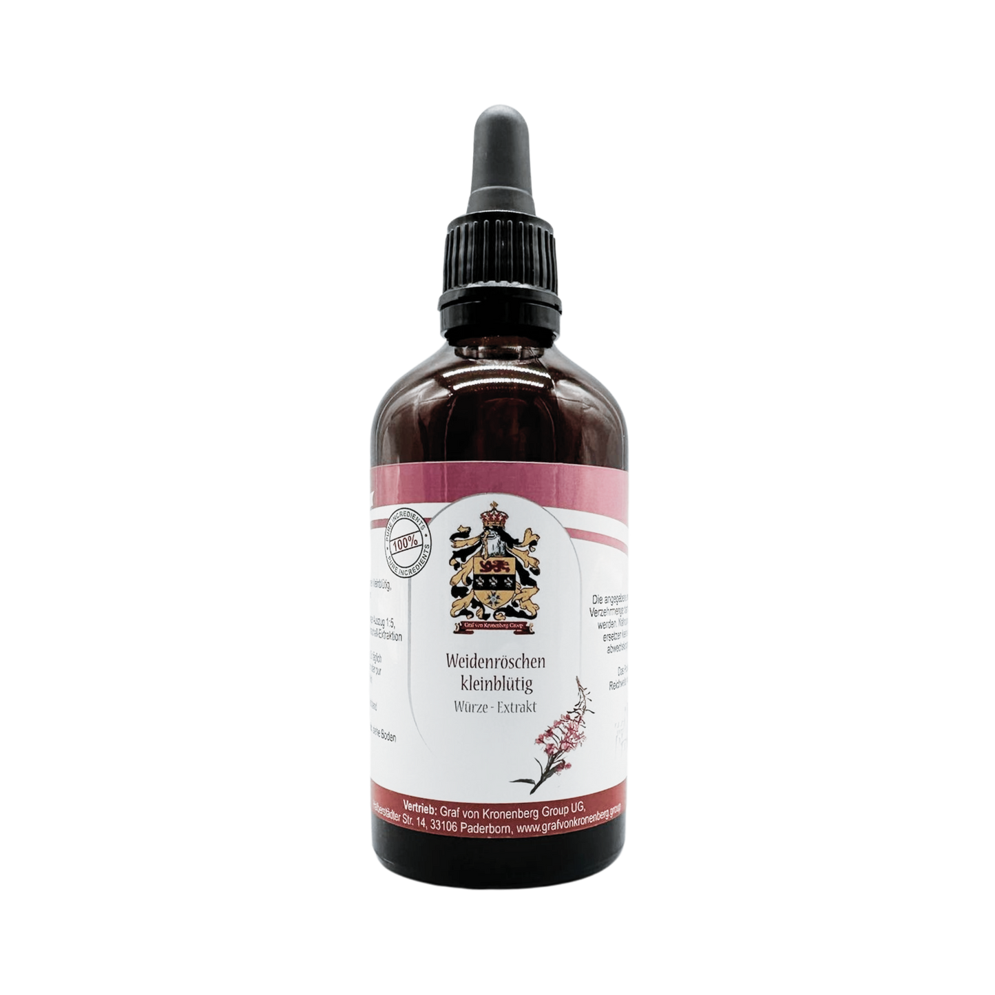 Epilobio de flor pequeña - extracción ultrasónica