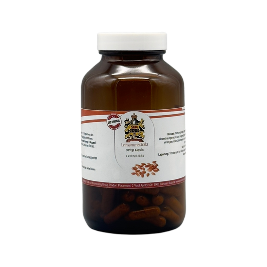 Extracto de linaza | Polvo | Cápsulas vegetarianas | 90 unidades