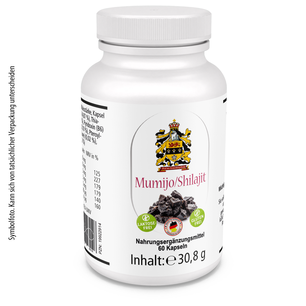 Mumijo | shilajit | 60 Cápsulas