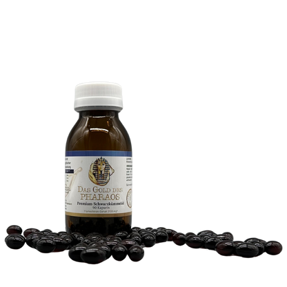 El oro del faraón - Aceite de comino negro prémium (90 cápsulas)