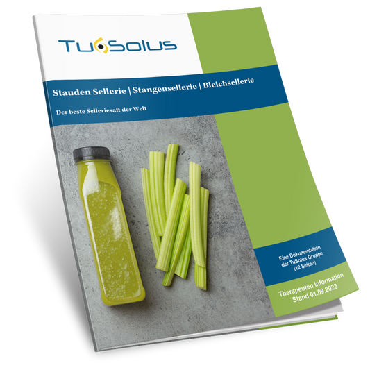 Jugo de apio - Información para terapeutas